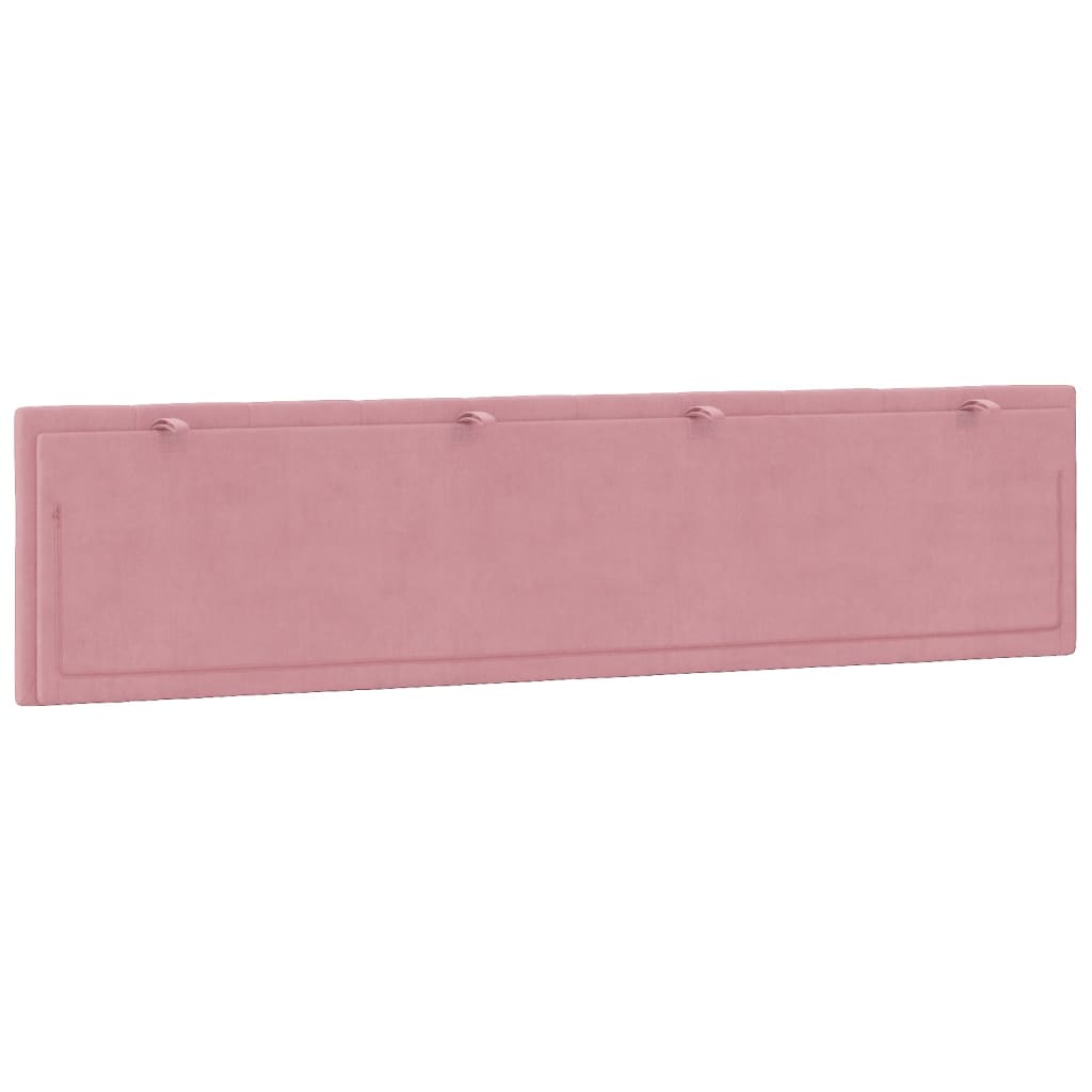 Hoofdbordkussen Fluweel 200 cm Roze