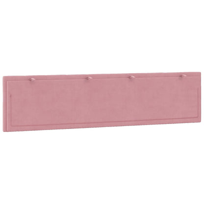 Hoofdbordkussen Fluweel 200 cm Roze