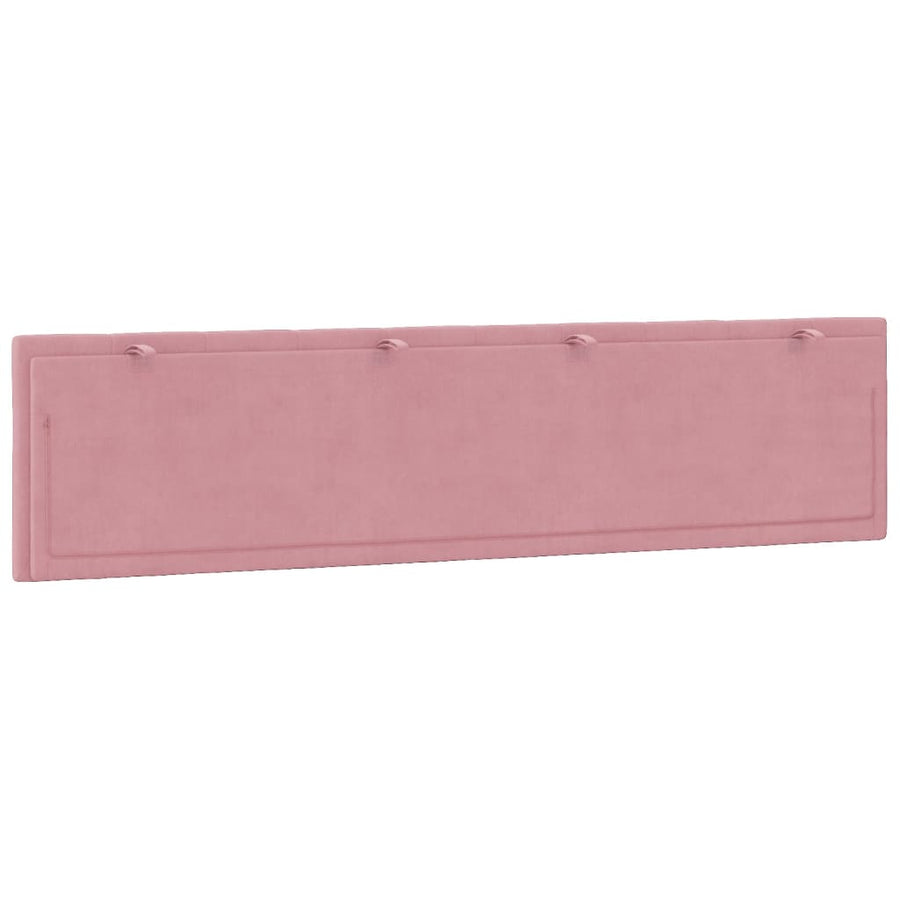 Hoofdbordkussen Fluweel 200 cm Roze