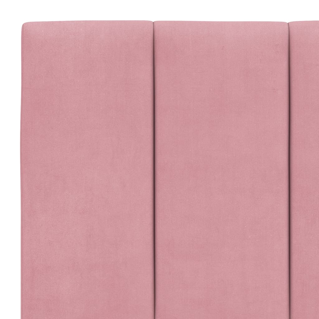 Hoofdbordkussen Fluweel 200 cm Roze