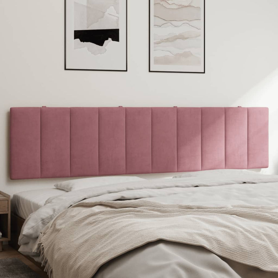 Hoofdbordkussen Fluweel 200 cm Roze