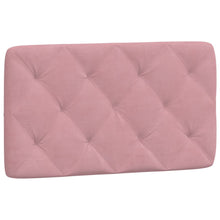 Hoofdbordkussen 90 cm fluweel roze