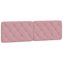 Hoofdbordkussen 160 cm fluweel roze