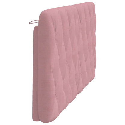 Hoofdbordkussen 160 cm fluweel roze