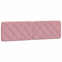 Hoofdbordkussen 180 cm fluweel roze