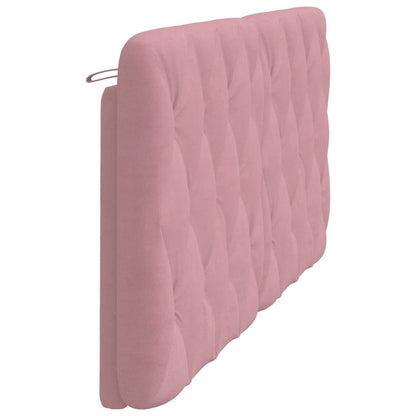 Hoofdbordkussen 180 cm fluweel roze