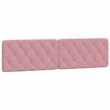 Hoofdbordkussen 200 cm fluweel roze