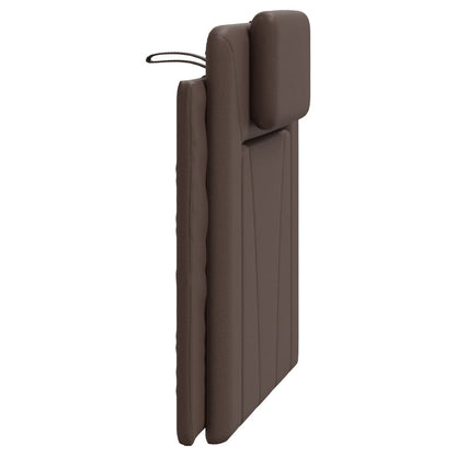 Hoofdbordkussen Kunstleer Bruin 80 cm