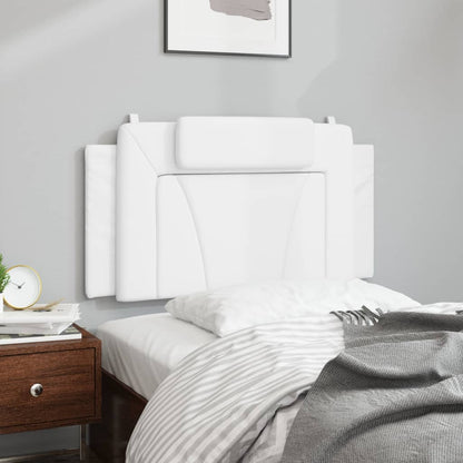 Hoofdbordkussen Kunstleer Wit 100 cm