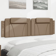 Headboard Cushion "Viana" 180 cm Artificial Leather Cappuccino