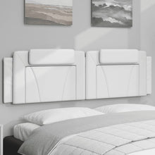 Hoofdbordkussen "Viana" 183 cm kunstleer wit