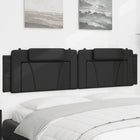 Headboard Cushion "Viana" 200 cm artificial leather black