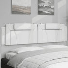 Headboard Cushion "Viana" 200 cm artificial leather white