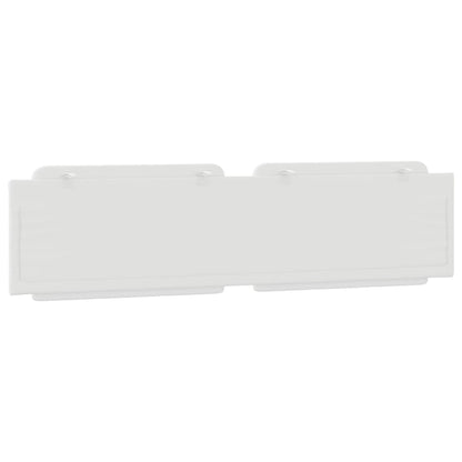 Hoofdbordkussen 200 cm kunstleer wit