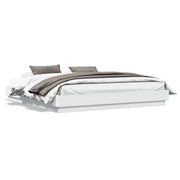 Bedframe 180x200 cm wit met LED-verlichting