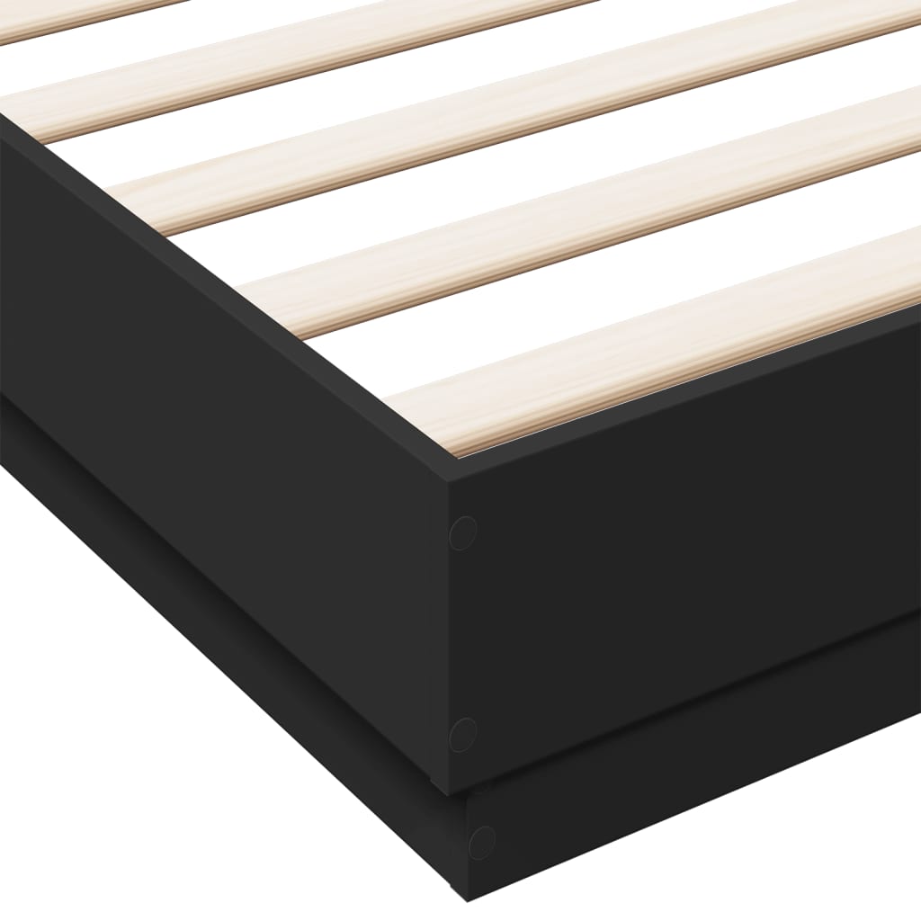 Bedframe Bewerkt Hout 180 x 200 cm