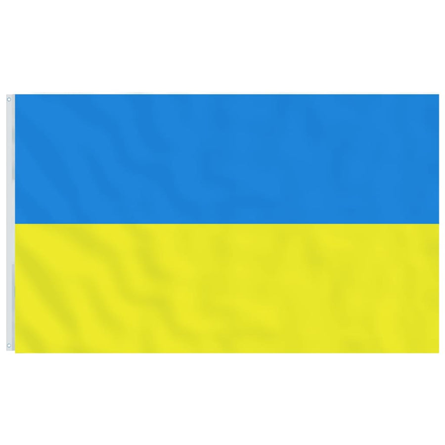 Vlag met vlaggenmast Oekraïne 6,23 m aluminium Sectioneel ukraine