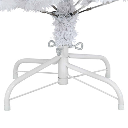 Kunstkerstboom Met 150 Led Pvc En Metaal Wit 150 cm Met LED's