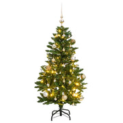 Kunstkerstboom 120 cm met 150 LED en kerstballen