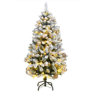 Kunstkerstboom 150 cm met 150 LED's en kerstballen