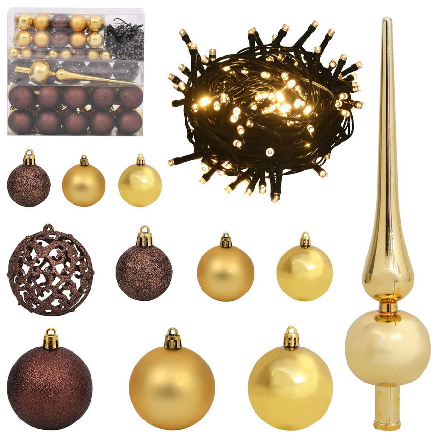 Kunstkerstboom Wit 120 x 120 x 240 cm PVC en Metaal