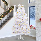 Kunstkerstboom 300 cm wit PVC metaal