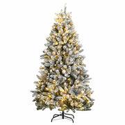 Kunstkerstboom 180 cm met 300 LED's en kerstballen