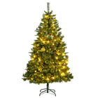 Kunstkerstboom Met Scharnieren 300 Led's 210 cm Met LED's