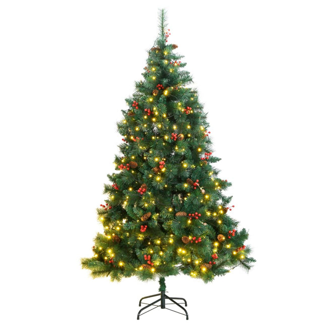 Kunstkerstboom Met Scharnieren 300 Led's 240 cm Met LED's