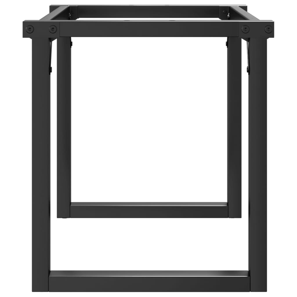 Salontafelpoten O-Frame 80X40X43 Cm Gietijzer Cappuccino