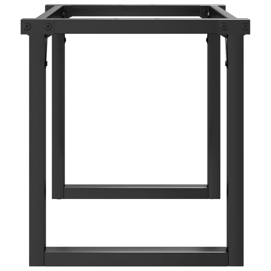Salontafelpoten O-Frame 80X40X43 Cm Gietijzer Cappuccino