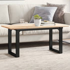 Coffee table legs O-frame 90x30x43 cm steel