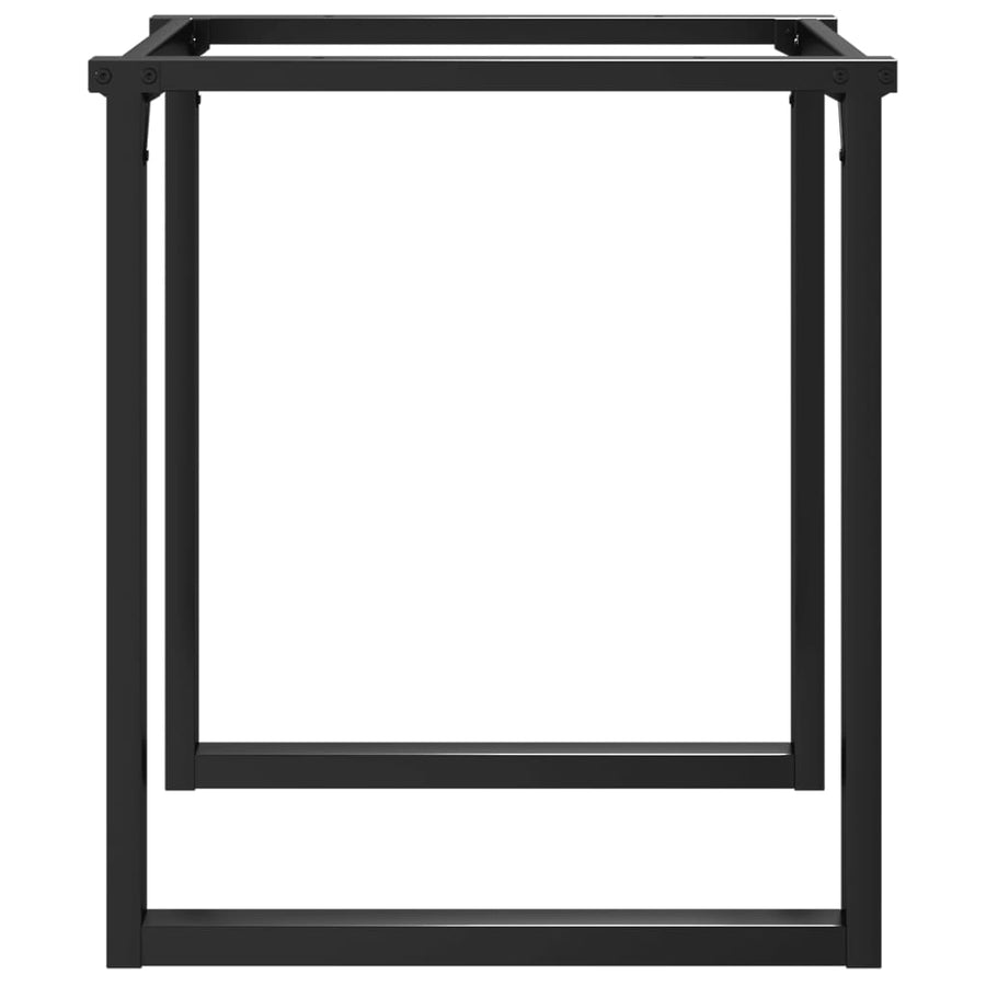 Eettafelpoten O-frame 60x60x73 cm gietijzer