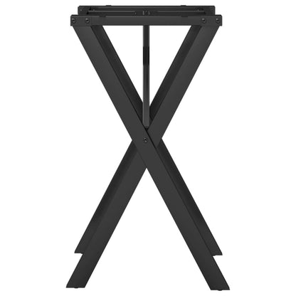Eettafelpoten X-frame 40x40x73 cm gietijzer
