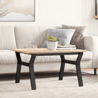 Coffee table legs Y-frame 70x60x43 cm steel
