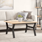 Coffee table legs Y-frame 80x70x43 cm steel
