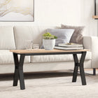 Coffee table legs Y-frame 90x30x43 cm steel
