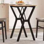 Dining table legs Y-frame 50x40x73 cm steel