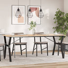 Dining table legs Y-frame 180x80x73 cm steel