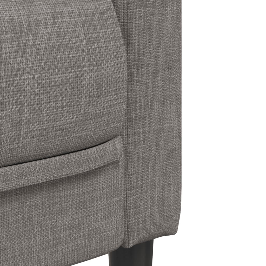 3-delige Loungeset stof taupe