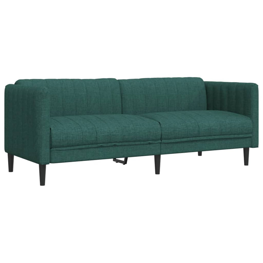 2-delige Loungeset stof donkergroen