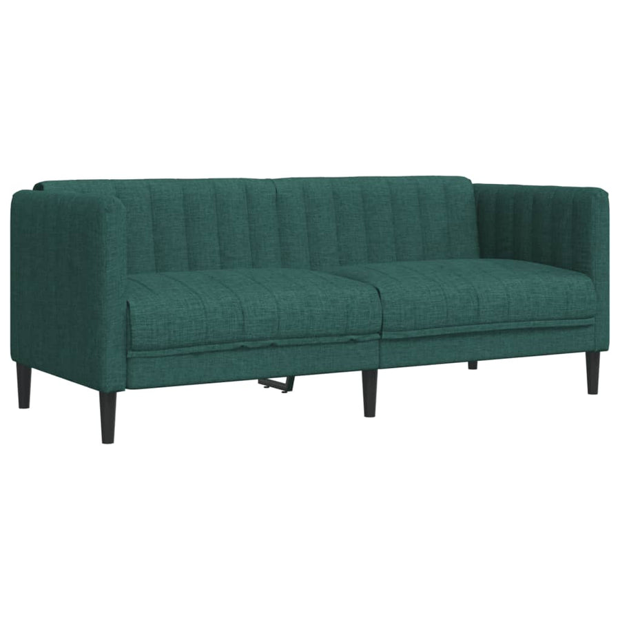 2-delige Loungeset stof donkergroen