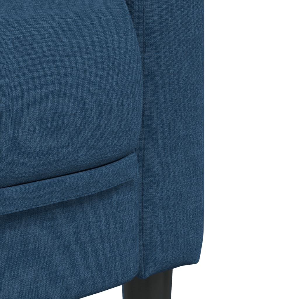 2-delige Loungeset stof blauw