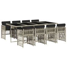 -Delige Tuinset Met Kussens Poly Rattan 9