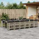 -Delige Tuinset Met Kussens Poly Rattan 13