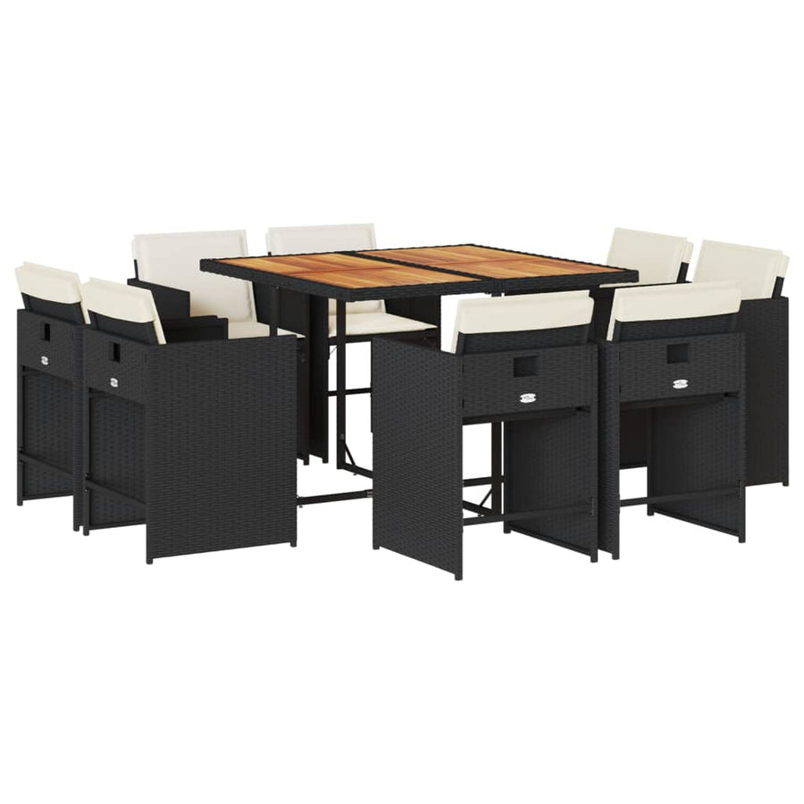 9-Delige Tuinset Poly Rattan 8