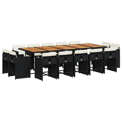 15-Delige Tuinset Met Kussens Poly Rattan 14