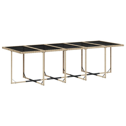 15-Delige Tuinset Met Kussens Poly Rattan Gemengd Beige
