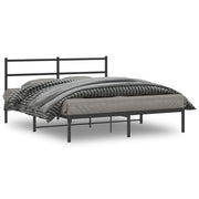Bedframe metaal 150x200 cm zwart