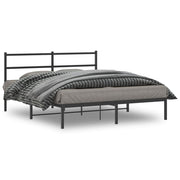 Bedframe metaal zwart 160x200 cm